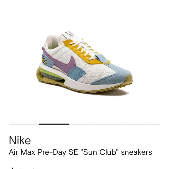 Nike Purple and White Athletic Shoes Air Max Pre-Day. The Sun Club, Size 9 - Picture 2 of 11